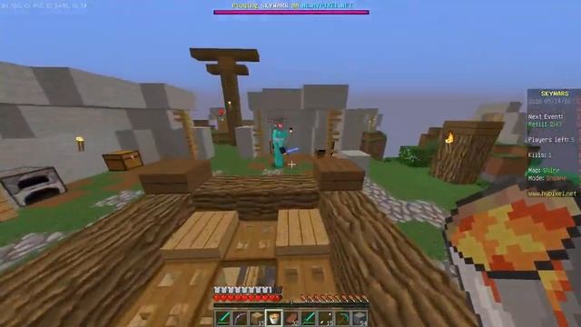 Я затащил!!!!!!! Sky Wars Mini Game смотреть онлайн