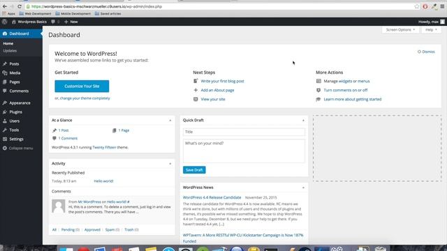 Wordpress Custom Theme and Website - #1 - Setup and First Steps смотреть онлайн