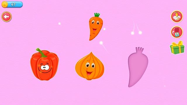 Delicious Fruit & Vegetables Match Puzzle game смотреть онлайн