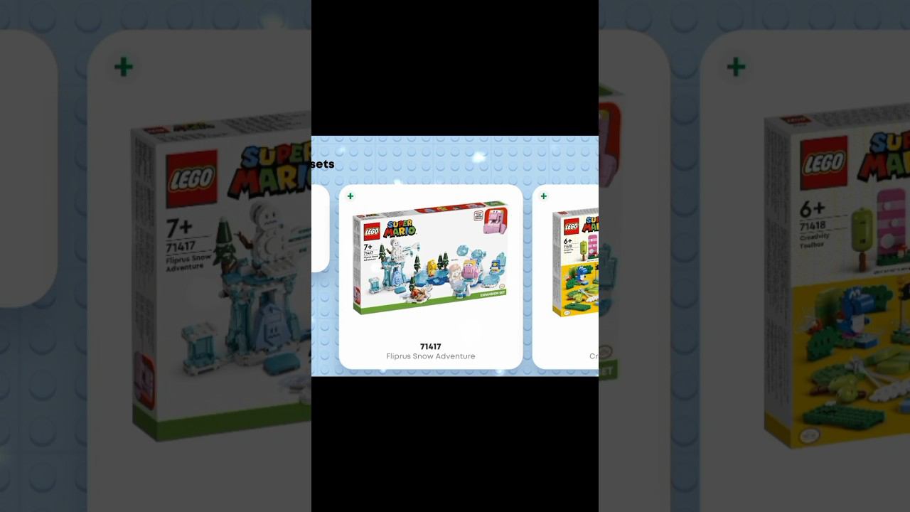 Lego Super Mario App Update with New Winter 2023 sets is here Adventures with Luigi & Peach #shorts смотреть онлайн