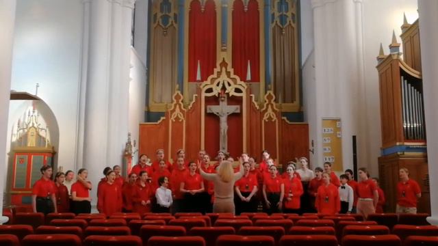 Хор "Детство" - Д.Бортнянский, конц.№3, ч.1 [церковь Пресвятой Богородицы, репетиция] смотреть онлайн