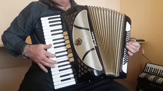 Accordion Hohner Lucia IIP 80 bass LMH Akkordeon Fisarmonica + Case Black (2) смотреть онлайн