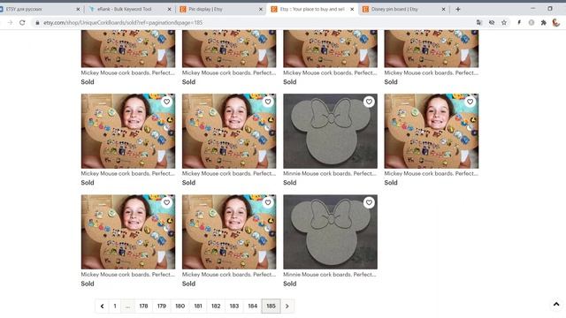 Как зарабатывать на Etsy по 3000$ в месяц на дисплеях для значков из пробковой доски или холста смотреть онлайн
