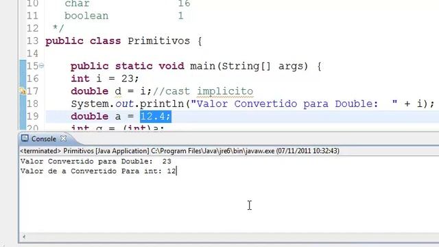 Certificacao Java - Aula 7 - Cast Implicito e Explicito.mp4 смотреть онлайн