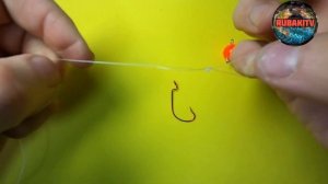 Как привязать ОТВОДНОЙ ПОВОДОК для окуня или судака за 1 МИНУТУ? Самый простой монтаж для рыбаков