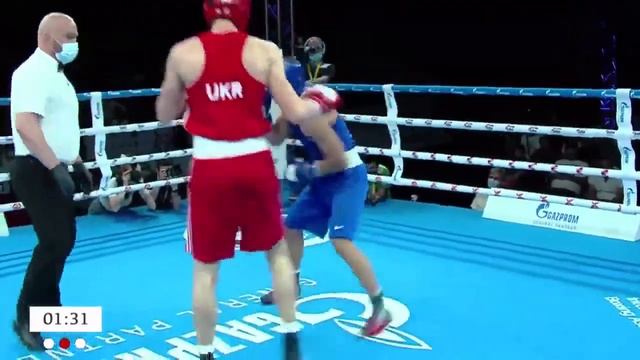 Finals (66kg) HICHVA OLEH (UKR) vs NAMAZOV MEKHMAN (GEO) | EUBC Junior Tbilisi 2021 смотреть онлайн