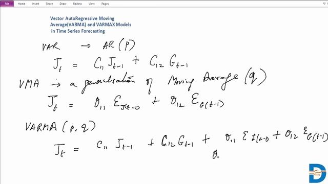 VARMA and VARMAX Models in Time Series Forecasting смотреть онлайн