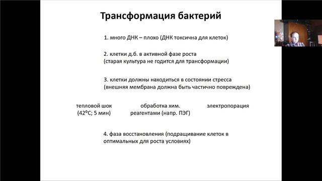Основы молекулярной и клеточной биологии, Лекция 9. Молекулярное клонирование.