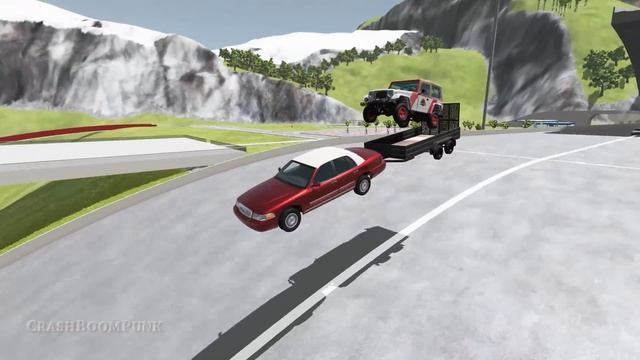Epic High Speed Car Jumps #174 – BeamNG Drive | CrashBoomPunk смотреть онлайн