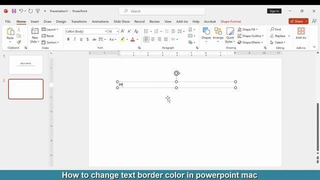 How to change text border color in PowerPoint mac смотреть онлайн