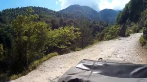 Дорога на Гегский водопад. Абхазия 2018.