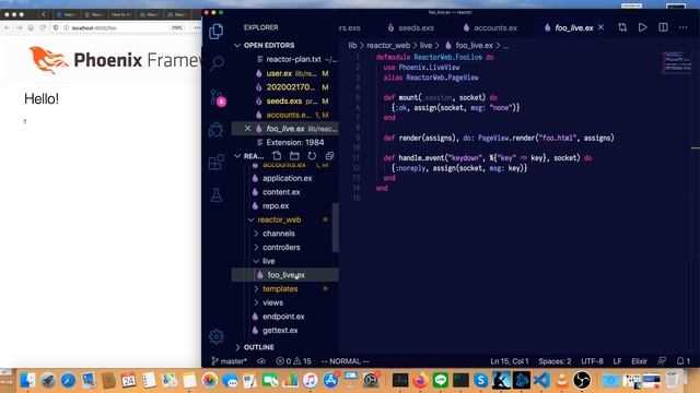 Simple Phoenix LiveView App: PubSub and migrating the user index смотреть онлайн