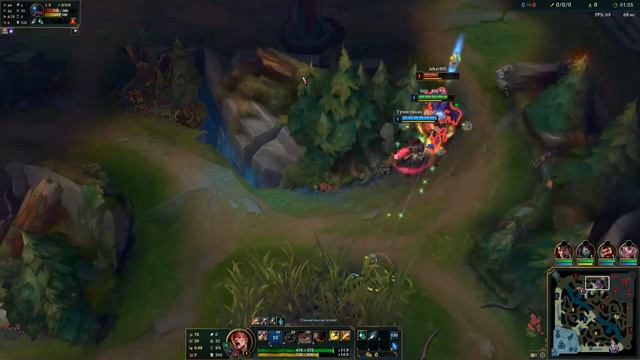 League of Legends - Первая кровь на первых минутах смотреть онлайн
