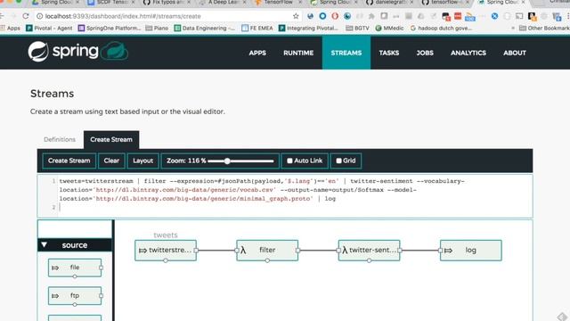 Real-time Twitter Sentiment Analytics with TensorFlow and Spring Cloud Dataflow смотреть онлайн