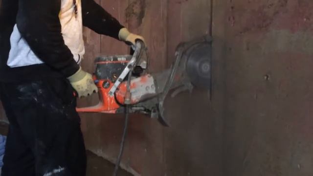 Алмазная резка проема в железобетоне смотреть онлайн