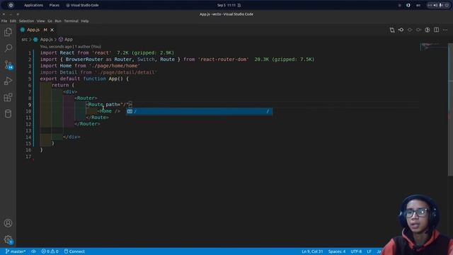 Building websites from scratch #EP2 (Setting up React routers !! ) смотреть онлайн