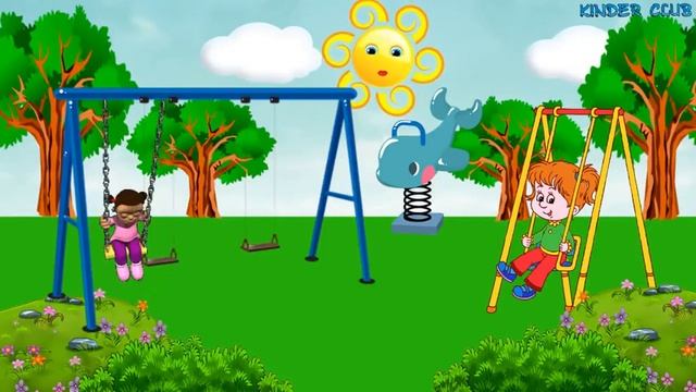 На качелях Мультик весёлый смотреть онлайн