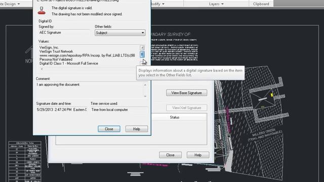 Apply a Digital Signature to a CAD file смотреть онлайн
