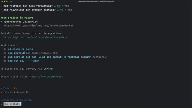 Svelte Kit: Citations de Chuck Norris - Initialisation du projet смотреть онлайн