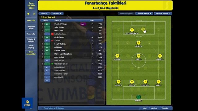 Championship Manager 03/04 FENERBAHÇE Kariyer Oynuyoruz (Bölüm 1)