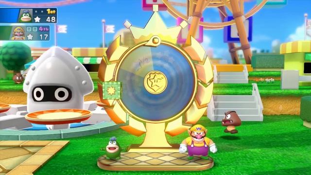 Mario Party 10 Mario Party #71 Spike vs Mario vs Wario vs Waluigi Mushroom Park Master Difficulty смотреть онлайн