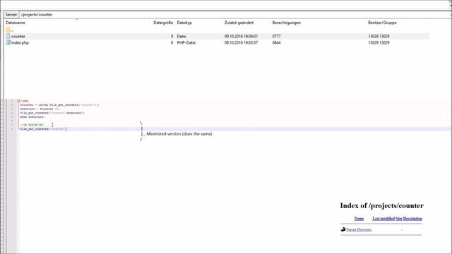 Basic Visitor Counter | PHP смотреть онлайн