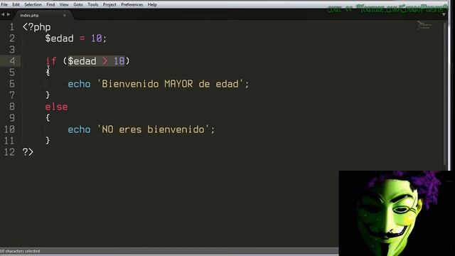 [Tutorial] PHP - IF e IF ELSE (Estructuras de control) смотреть онлайн