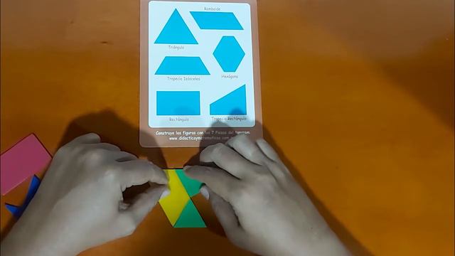 TANGRAM RECTÁNGULAR (7 piezas): FIGURA 6-4. PROFE CARLOS. смотреть онлайн