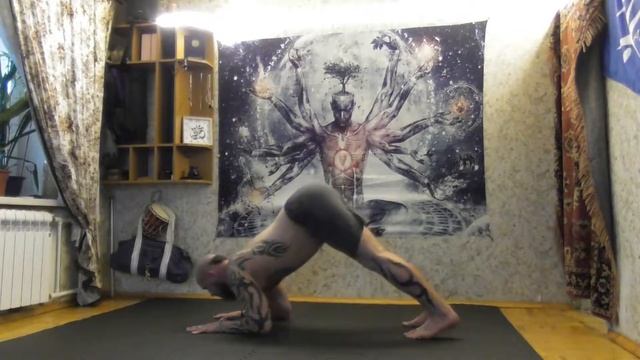 Собака-дельфин-чатуранга (хатха-йога) смотреть онлайн