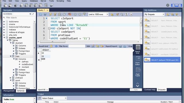 17 NOT IN Difference sans MINUS MySQL смотреть онлайн