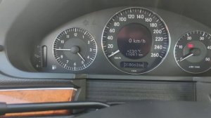 Mercedes W211 2.2 cdi проверка уровня масла двумя способами