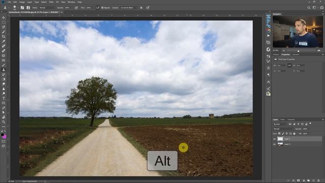 Content-Aware Fill to Fix Bad Compositions in Photoshop смотреть онлайн