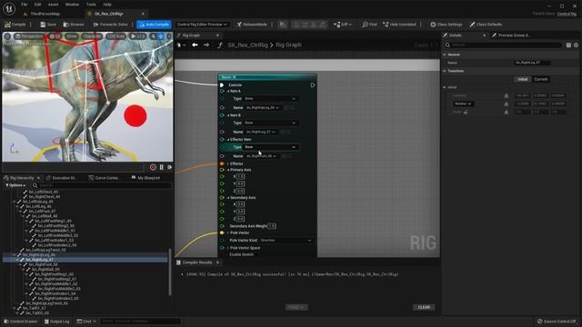 Unreal Engine 5 Tutorial | Rig A T-Rex With Control Rig