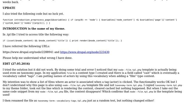 How can I extract and print specific field values from $page['content'] in page.tpl.php... смотреть онлайн
