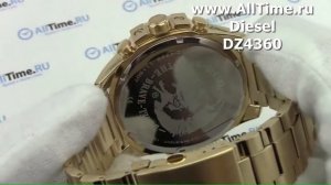 Обзор. Мужские наручные часы Diesel DZ4360 с хронографом