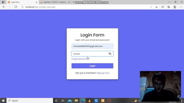 Log in System - PHP Hash смотреть онлайн