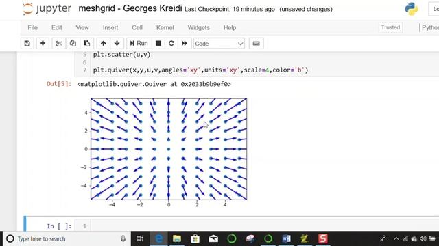 10. meshgrid, champ de vecteurs GeoKre смотреть онлайн