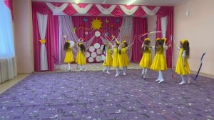 Танец с лентами «Я рисую этот Мир!» подготовительная группа.