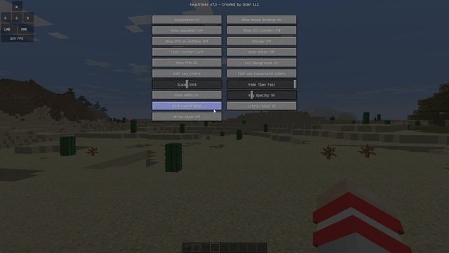 Мод на КПС | Keystrokes Mod | CPS в Майнкрафт