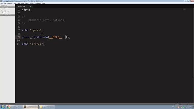 [ Learn PHP 5 In Arabic ] #71 - File System - Pathinfo смотреть онлайн