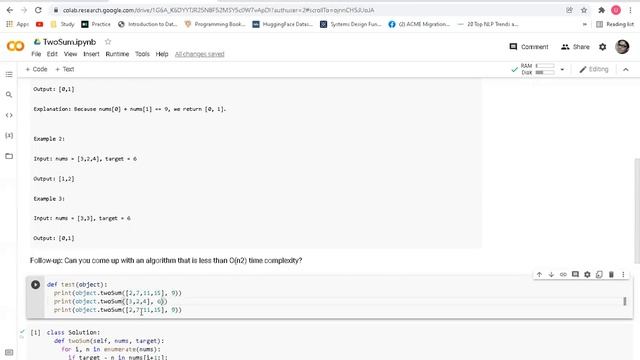 LeetCode | Problem 1 | Two Sum | Python 3 смотреть онлайн