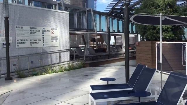 The Interior of the new Wilshire Grand Center in Los Angeles смотреть онлайн