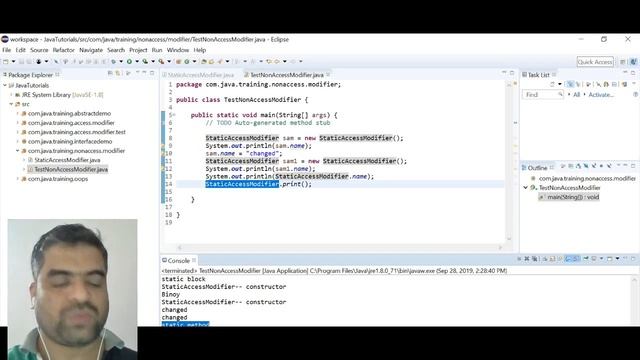 Non Access Modifiers in Java смотреть онлайн
