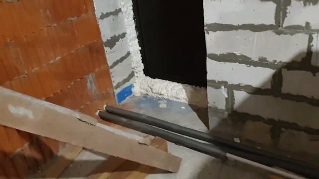 24D Монтаж труб отопления, фасадная ветка. смотреть онлайн