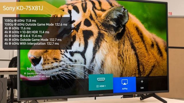 Телевизор Sony KD-75X81J смотреть онлайн