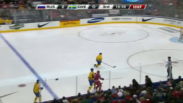 Sweden Швеция Vs Russia Pоссия 1-4 WJC 2014/2015 2015-01-04 HIGHLIGHTS смотреть онлайн