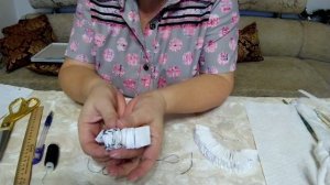 Ватная игрушка Пьеро. Мастер класс. Часть 2.