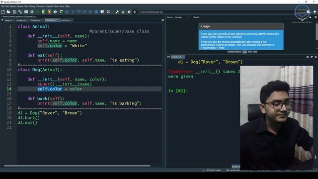 L32 | Python OOP | Inheritance | Variable Overriding | Bangla смотреть онлайн