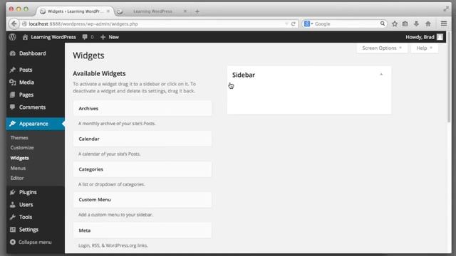 WordPress: Widgets Tutorial смотреть онлайн
