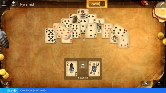Star Club - Fable - Easy / Pyramid: Clear 1 board in 2 deals смотреть онлайн